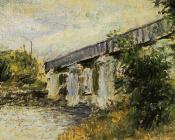 克劳德莫奈 - The Railway Bridge at Argenteuil